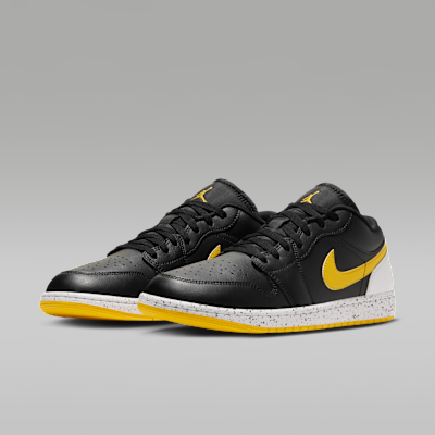 ナイキ AIR JORDAN 1 LOW 27,5cm 黒黄 Air Jordan 1 Low SE Men's Shoes. Nike JP